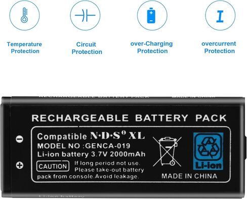 Battery for Nintendo NDS, 850mAh Rechargeable Lithium-ion Battery Pack Tool Kit for Nintendo DS NDS NTR-001 NTR-003 in Saudi Arabia