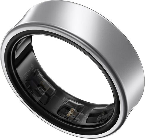 SAMSUNG Galaxy Ring, AI Smart Ring, Size First w/Sizing Kit, No App Subscription, Fitness Monitor, Sleep Tracker, Up to 7-Day Battery, Size 5, Titanium Black [US Version, 1Yr Manufacturer Warranty] in Saudi Arabia