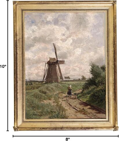 Sneeu Vintage Wall Art 8x10, Spring Meadow Landscape Art Print, Unframed Wall Decor for Home in Saudi Arabia