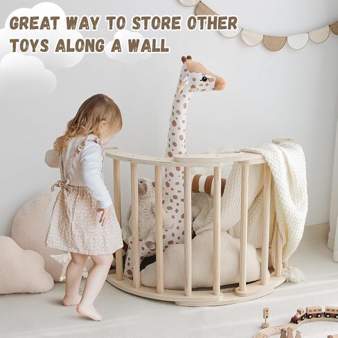 Arch Rocker Arch with Cushion - Wooden Climber Montessori Climbing Arch for Kids, Pillow for Arches in Saudi Arabia
