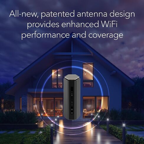 NETGEAR Nighthawk Tri-Band WiFi 7 Router (RS300) – BE9300 Wireless Speed (up to 9.3Gbps) - Coverage up to 2,500 sq. ft., 100 Devices – 2.5 Gig Internet Port in Saudi Arabia