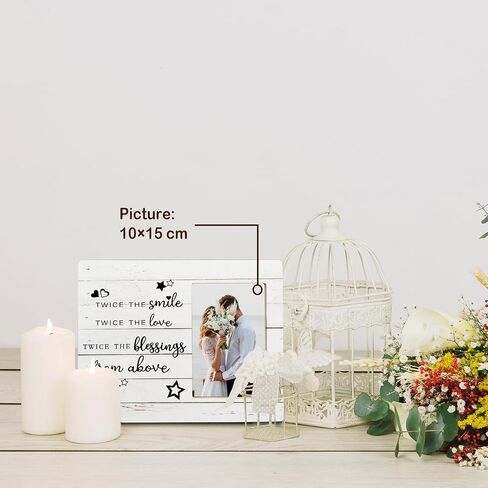 Funny Family Picture Frames 4x6, Gifts for Family Members Mom Dad Son Daughter Grandma Grandpa, Family Gifts Ideas, Family a Little Bit Crazy Photo Frame in Saudi Arabia