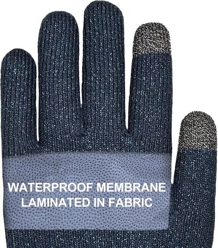 DexShell Essential Waterproof Knit Gloves Lightweight Running Cycling Spring & Autumn for Men and Women Touchscreen in Saudi Arabia