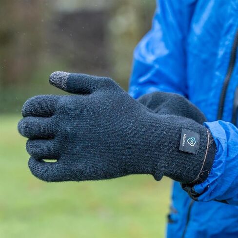 DexShell Essential Waterproof Knit Gloves Lightweight Running Cycling Spring & Autumn for Men and Women Touchscreen in Saudi Arabia