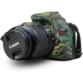 Carbon Fiber Skin Compatible with Canon EOS Rebel T7 Camera - Mono Camo - Premium 3M Vinyl Protective Wrap Decal Cover - Easy to Apply | Crafted in The USA by MightySkins