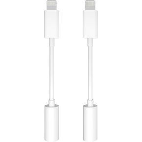 Apple MFi Certified 3Pack Lightning to 3.5mm iPhone Headphone Adapter Apple Dongle for iPhone with Aux Cord Apple Headphone Adapter Compatible with iPhone 14 13 12 11 X 8 7