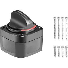 مفتاح بطارية الارتداد BS4L، 250 أمبير تيار مستمر 12 فولت - 48 فولت 1-2-كلاهما 4 مواضع، مقبض مؤشر LED مدمج للبطارية الثقيلة، مفتاح رئيسي لعزل البطارية، مفتاح إيقاف الطاقة لشاحنة RV، مقطورة قارب بحري in Kuwait