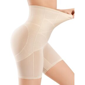 Shapewear for Women Tummy Control, High Waisted Body Shaper Shorts Butt Lifting Panties Thigh Slimmer Shapewear Girdle Nude