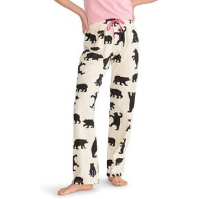 Hatley Little Blue House Women's Jersey Pajama Pants, Patterned Moose, X-Large