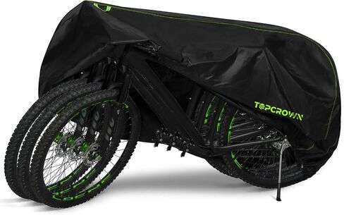 Bike Cover Waterproof Outdoor Storage for 1 Bike up to 29", Bicycle Cover with Storage Bag, Rain/Snow/UV/Dust/Wind Proof for Mountain/Road/City/Electric Bike/Ebike in Saudi Arabia