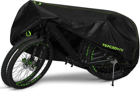 Bike Cover Waterproof Outdoor Storage for 1 Bike up to 29", Bicycle Cover with Storage Bag, Rain/Snow/UV/Dust/Wind Proof for Mountain/Road/City/Electric Bike/Ebike in Saudi Arabia