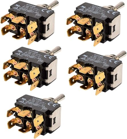 HQRP Momentary Toggle Switch Works with HY29B Flagstaff Tent Trailer, 86 Ranger Bass Boat Rear Trim, Snow Blower, Boat Lift Up-Down Off Control 30-050 in Saudi Arabia