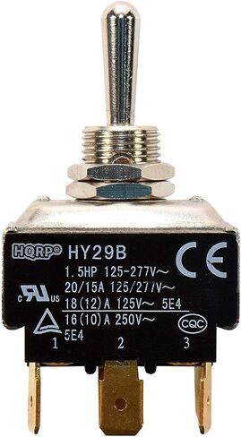HQRP Momentary Toggle Switch Works with HY29B Flagstaff Tent Trailer, 86 Ranger Bass Boat Rear Trim, Snow Blower, Boat Lift Up-Down Off Control 30-050 in Saudi Arabia
