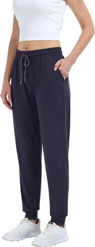 4 Pack Women's Joggers Pants Lightweight Sweatpants with Pockets for Running Yoga Workout in Saudi Arabia