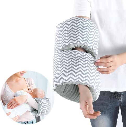 HOMBYS Cozy Cradle Arm Pillow for Feeding Baby,Middle Opening Design Arm Breastfeeding Pillow, Nursing Pillows for Breastfeeding (Flower & Animal) in Saudi Arabia