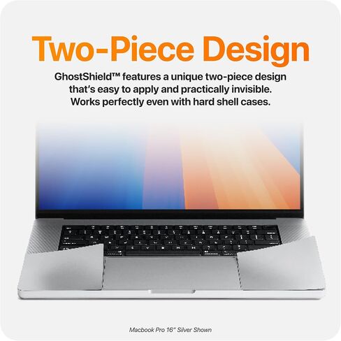 UPPERCASE Premium Palm Rest Protector Skin Cover Set Compatible with 2021+ MacBook Pro 14", Space Black in Kuwait