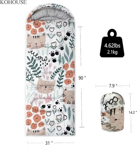 Camping Sleeping Bags,Camping Hiking Backpacking Sleeping Bags,Camping Sleeping Bag 3-4 Seasons Lightweight & Warm,Perfect for Camping,Hiking and Sleepovers in Saudi Arabia