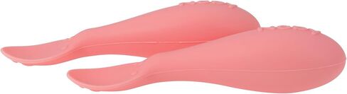 Nuby Silicone Mini Spoons - (2-Pack) Baby-Led Weaning Spoons for Babies - 4+ Months - Aqua in Saudi Arabia