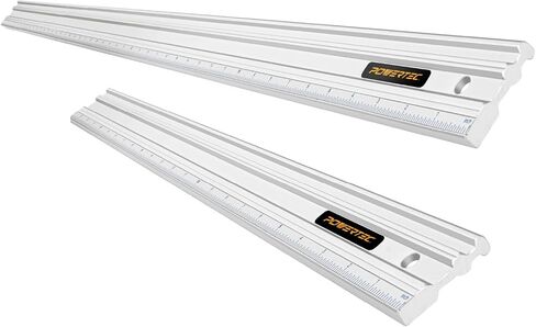 POWERTEC 18 Inch Straight Edges, Straight to Within .001'' Over 18'' Machined Flat, Precision Woodworking Tools for Table Saw, Router Table, MDF Workbench Top, Jointers, and Planers, 2PK (71213-P2) in Saudi Arabia