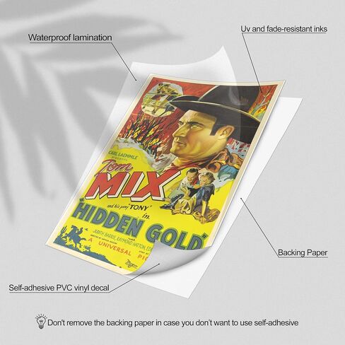 HK Studio Vintage Movie Posters Aesthetic - Classic Movie Theater Decor 8" x 12" Pack 12 in Saudi Arabia