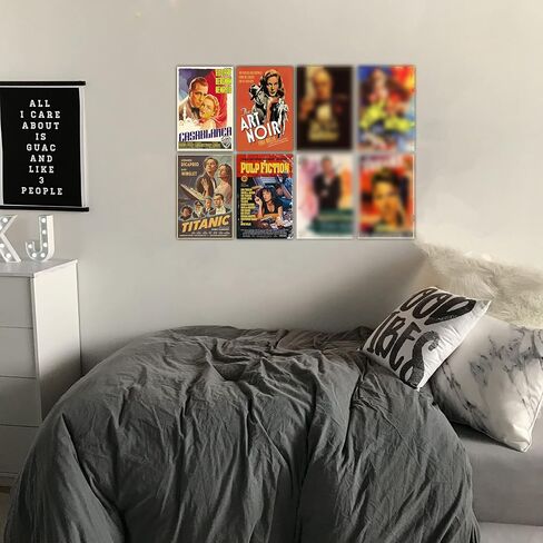 HK Studio Vintage Movie Posters Aesthetic - Classic Movie Theater Decor 8" x 12" Pack 12 in Saudi Arabia