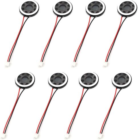 4pcs 1 Watt 8 Ohm Cavity Mini Speaker Full-Range Cavity Advertising Machine Small Speaker 3.3V 5V with JST-PH2.5mm-2 pin Interface for Arduino Small DIY Electronic Projects in Saudi Arabia