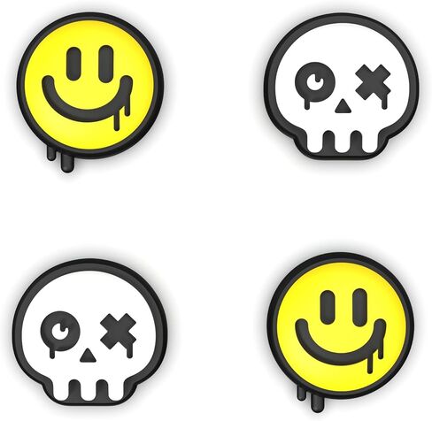 PlayVital Joystick Caps for Nintendo Switch, Thumbstick Caps for Switch Lite, Analog Cover for Switch OLED Joycon Thumb Grip Caps for Switch & Switch Lite & Switch OLED - Lemon & Strawberry in Kuwait