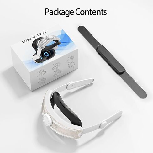 حزام الرأس لسماعات Meta Quest 2 VR Elite حزام قابل للتعديل وسادة ناعمة حزام الرأس Oculus Quest 2 بديل للواقع الافتراضي in Kuwait
