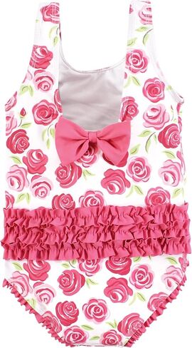 Hudson Baby Baby Girl's Toddler Swimsuit, Pink Strawberry, 18-24 Months in Saudi Arabia