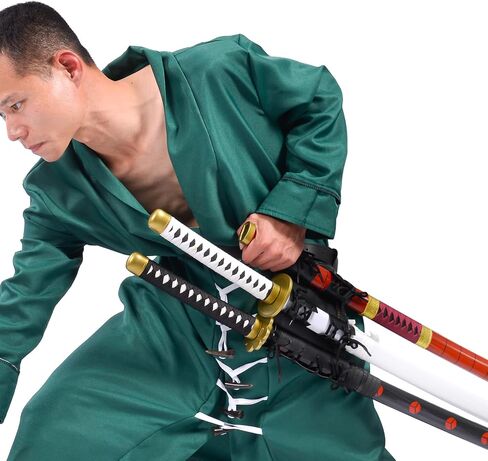 Sword Holster, Adjustable Cosplay Sword Belt to Hold 1 Sword，Leather Ring Belt Holster,Katana Holder Belt for Ninja Hero Cosplay Anime Costume in Saudi Arabia