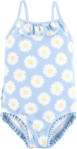 Hudson Baby Baby Girl's Toddler Swimsuit, Navy Sailboats, 5T in Saudi Arabia