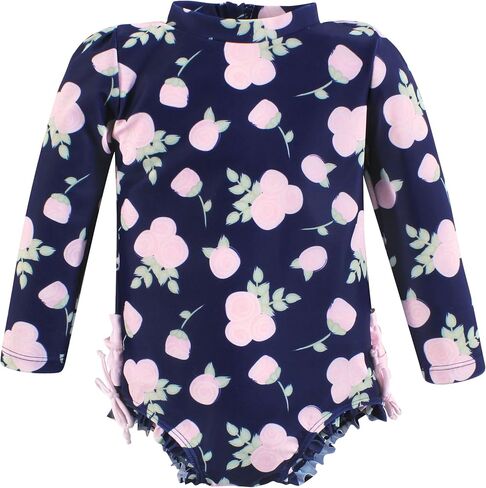 Hudson Baby Baby Girl's Toddler Swimsuit, Navy Sailboats, 5T in Saudi Arabia