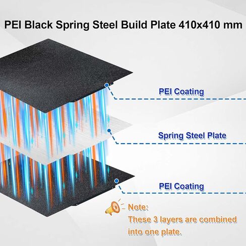 Smooth PEO PET Build Plate for Anycubic Kobra 2/Kobra 2 Pro/Kobra 2 Neo, Flexible PEO PET Spring Steel Sheet Kobra 2 Printer Plate Platform 230x230mm in Kuwait