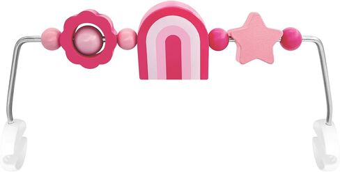 Baby Bjorn Bouncer Toy Bar - Toy Bar for Baby Bjorn Bouncer, Brightly Colored Shape, Develop Motor Skills, Wooden Toy, Environmentally Friendly Paint, Rainbow in Kuwait