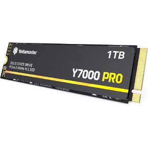 Yottamaster 4TB SSD M.2 PCIe 4.0, Up to 7000MB/s, M.2 2280 NVMe Internal Solid State Drive with 3D NAND Flash, Upgrade Storage for PS5, PC Computer, Laptop, Gaming [Y7000 Pro 4TB]