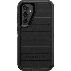 حافظة OtterBox Defender Series لهاتف Samsung Galaxy S23 FE (فقط) - حافظة فقط - حماية دفاعية ميكروبية - عبوة غير قابلة للبيع بالتجزئة - أسود