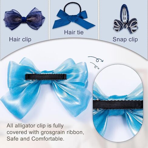 18pcs Red Hair Bows for Girls,Baby Girls,Toddler Girls and Teen Girls.Alligator Hair Clips,Hair Barrettes,Hair Ties,Snap Clip Hairpins.Handmade Hair Accessories for Girls Gift Set in Saudi Arabia