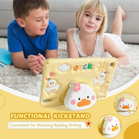 for iPad 9th 8th 7th Generation Case iPad 10.2 Case with Screen Protector Shoulder Strap Cute Bears Case Stand Kickstand Cartoon Silicone Cover Girls Kids for iPad 9th/8th/7th Gen 10.2''（Brown） in Kuwait