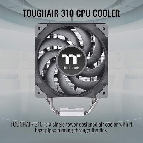 Thermaltake ASTRIA 600 ARGB CPU Cooler, Comaptible with latest Intel LGA 1700 and AMD AM5 CPU, Dual Tower, 265W TDP cooling power, CL-P121-CA12SW-A in Saudi Arabia