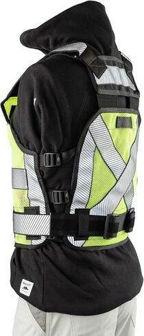 Diamondback Hi-Viz 701Blaze Orange Tool Vest - Safety Tool Vest for Carpenters, Roofers & Electricians (Medium/Large) in Saudi Arabia