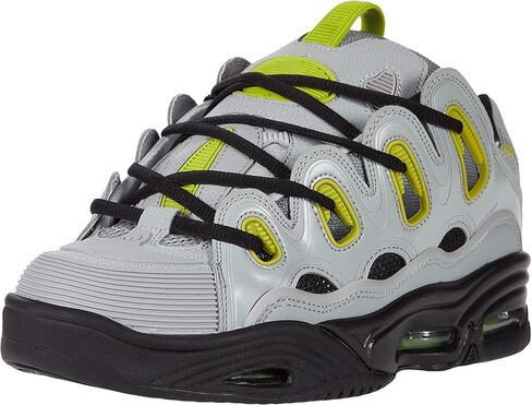 Osiris Men's D3 2001 Skate Shoe, Grey/Black/Grey, 8 in Saudi Arabia