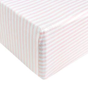 Premium Fitted Knit Crib Sheet/Toddler Sheet Winnie by Copper Pearl