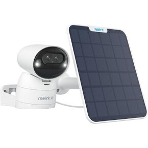REOLINK Argus Track, 4K Solar Security Camera, Wireless Outdoor Camera, 6W Adjustable Solar Panel, 2.4/5GHz WiFi, 8MP Color Night Vision, AI Detection, Auto Zoom Tracking, No Extra Fee for Security
