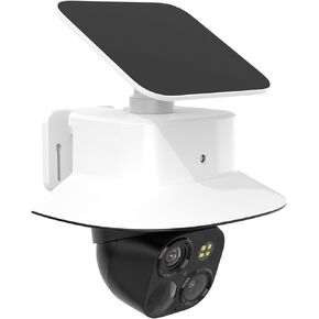 Sun Rain Guard for eufy Solocam S340, Protective Sun Shade Shield Compatible with eufy S340 (Black)