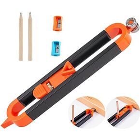 5 قطع من أداة قياس محيط الجسم الدقيق، أدوات قياس محيط الكونتور غير المنتظمة، مع أداة قفل سكريبي أداة قياس زاوية حافة النجارة لملف اللحام والأرضيات والبلاط in Kuwait