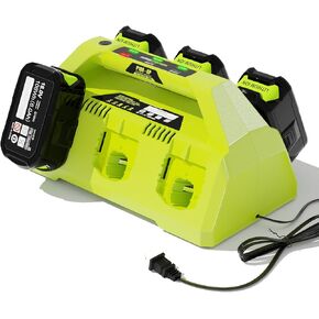 شاحن بطارية بديل NEPOWILL بـ 6 منافذ لمحطة شاحن بطارية Ryobi 18 فولت، شاحن تسلسلي متوافق مع بطارية Ryobi ONE+ 18V P102 P104 P105 P106 P108 P107 P109 لأدوات الطاقة Ryobi in Kuwait