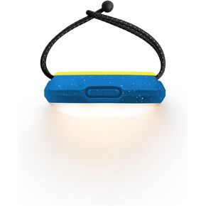 Lander Cairn Mini 150 LM LED Camping Lantern, Dimmable Lighting, IP65 Waterproof, 1050mAh Power Bank, Compact Flashlight for Power Outages, Hurricanes, Emergencies with USB Cable - Black/Lime