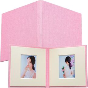 RingoFlowers Handmade Folio for Fujifilm Instax Mini Film - Handpicked Luxury Cloth, Precision Craftsmanship, Unique Conversational Starter, Premium Gift for Her Birthday (Matte Gold)