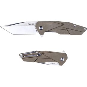 Ruike Folding Knive, Desert Yellow, G10 (P138-W)