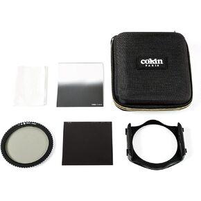 Cokin Square Filter Traveller Creative Kit - Includes M (P) Series Filter Holder, Circular Polarizer (P164), ND8 3-Stop (P154), ND4 2-Stop Hard (P121M), Filter Wallet (M3068)